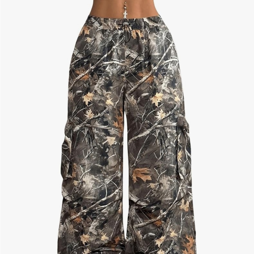 Women's Camouflage Cargo Joggers